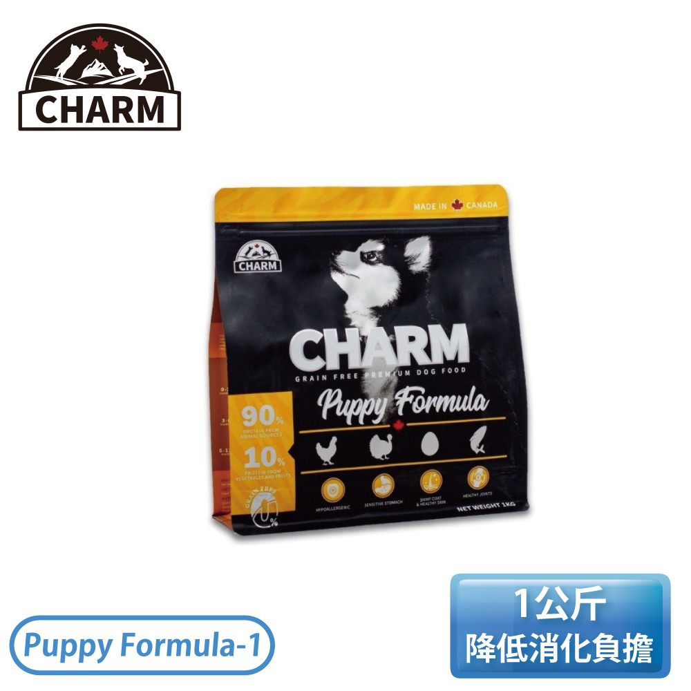 ［CHARM 野性魅力］1公斤 幼犬配方 狗飼料 Puppy Formula-1